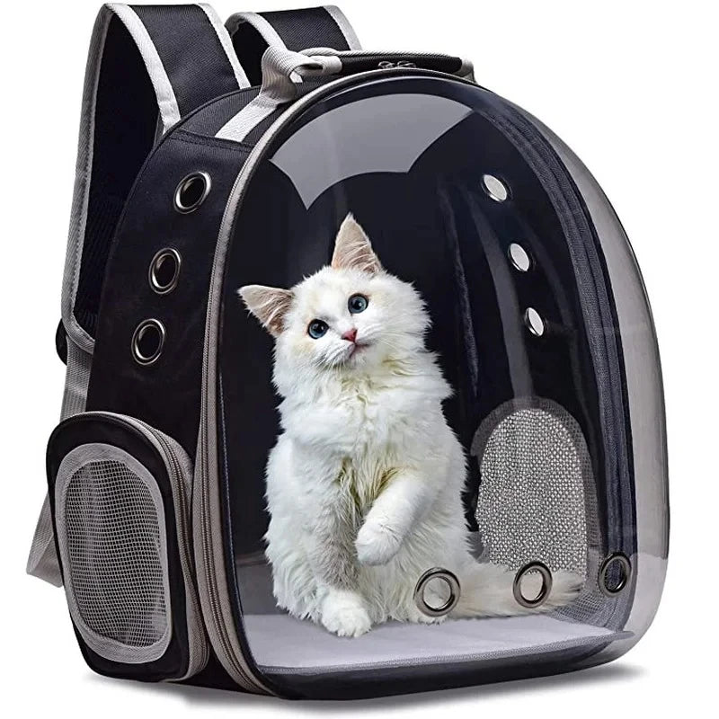 Transparenter Kapsel-Katzenrucksack
