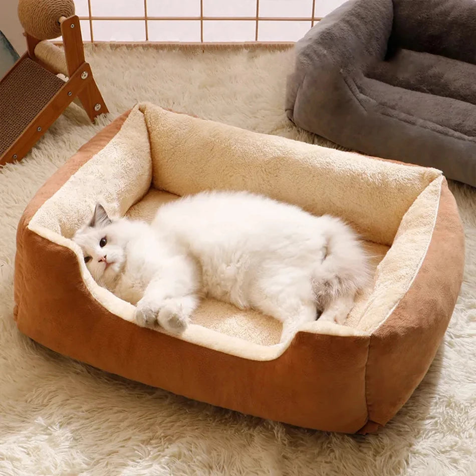 Kuscheliges Katzen-und Hundebett